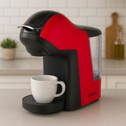 Ocean OCMCM1410TCR 1L Red Multi-Capsules Coffee Maker - 2YW