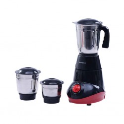 Wonderchef WON651-63154712 Capri Mixer Grinder 550W Black & Red 5YW "O"