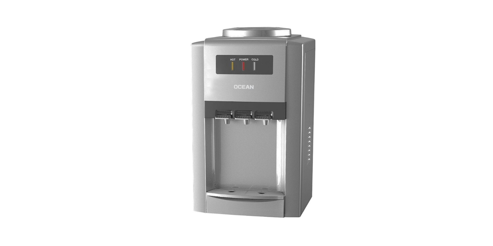 Ocean OCWD135TSA 3 Taps Silver Table Top 2YW Water Dispenser