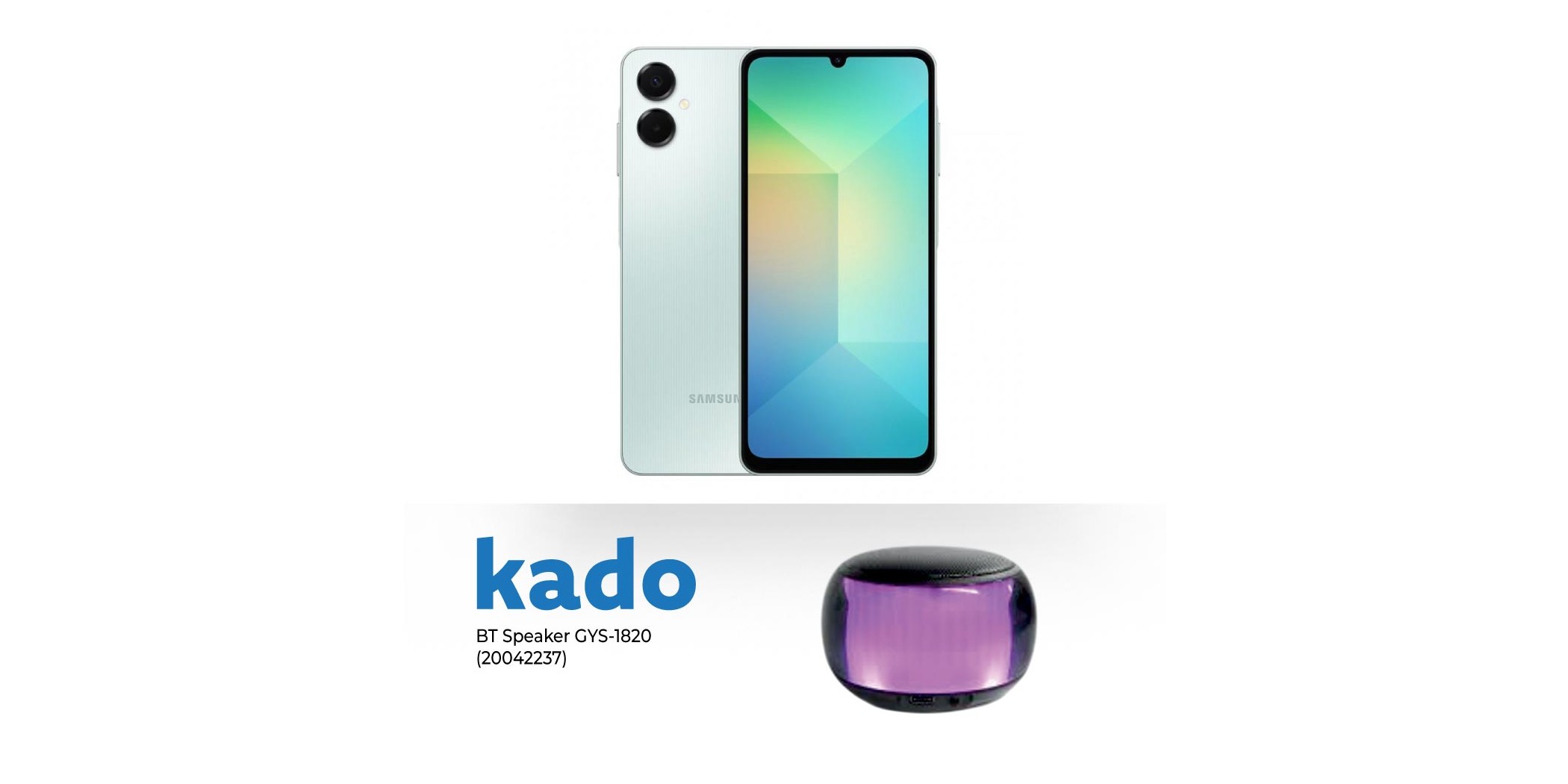 Samsung Galaxy A06 5G 128GB GREEN SMA066FZG & Free Bluetooth Speaker GTS-1820