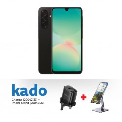 Samsung Galaxy A26 5G(6GB+128GB) Black & Free CHARGER AS-258 KIT 2.4A + PHONE STAND AS-T627