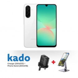 Samsung Galaxy A26 5G(6GB+128GB) White & Free CHARGER AS-258 KIT 2.4A + PHONE STAND AS-T627
