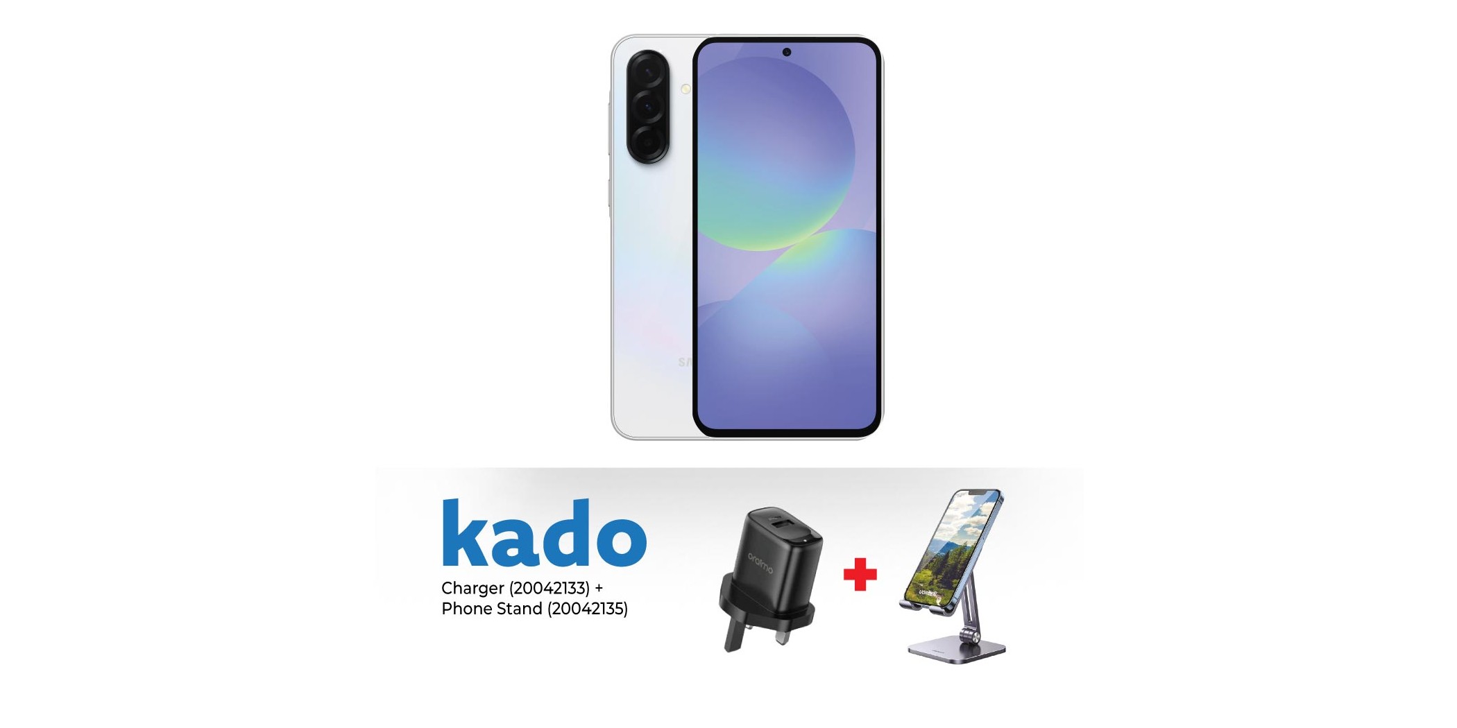 Samsung Galaxy A36 5G (8GB+128GB) Grey & Free CHARGER AS-258 KIT 2.4A + PHONE STAND AS-T627