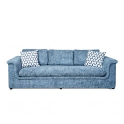 Florence 3 Seater In Blue Fabric