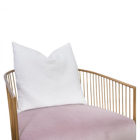Bottega Armchair In Gold Metal Frame