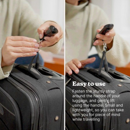 Homedics SCL-L100-BKR 3YW Luggage Scale For Travel