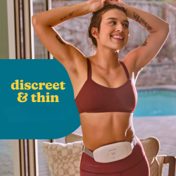 Homedics WMH-200H Rechargeable Heating & Vibration Belt 3YW