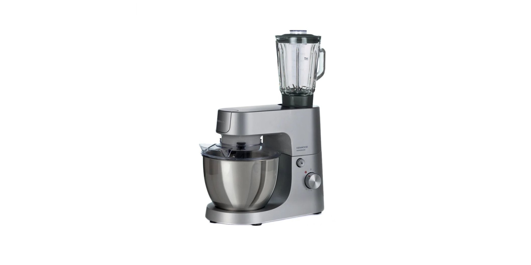 Kenwood KHH01.120SI 5L Silver Stand Mixer With Glass Blender 00C158411KEAS