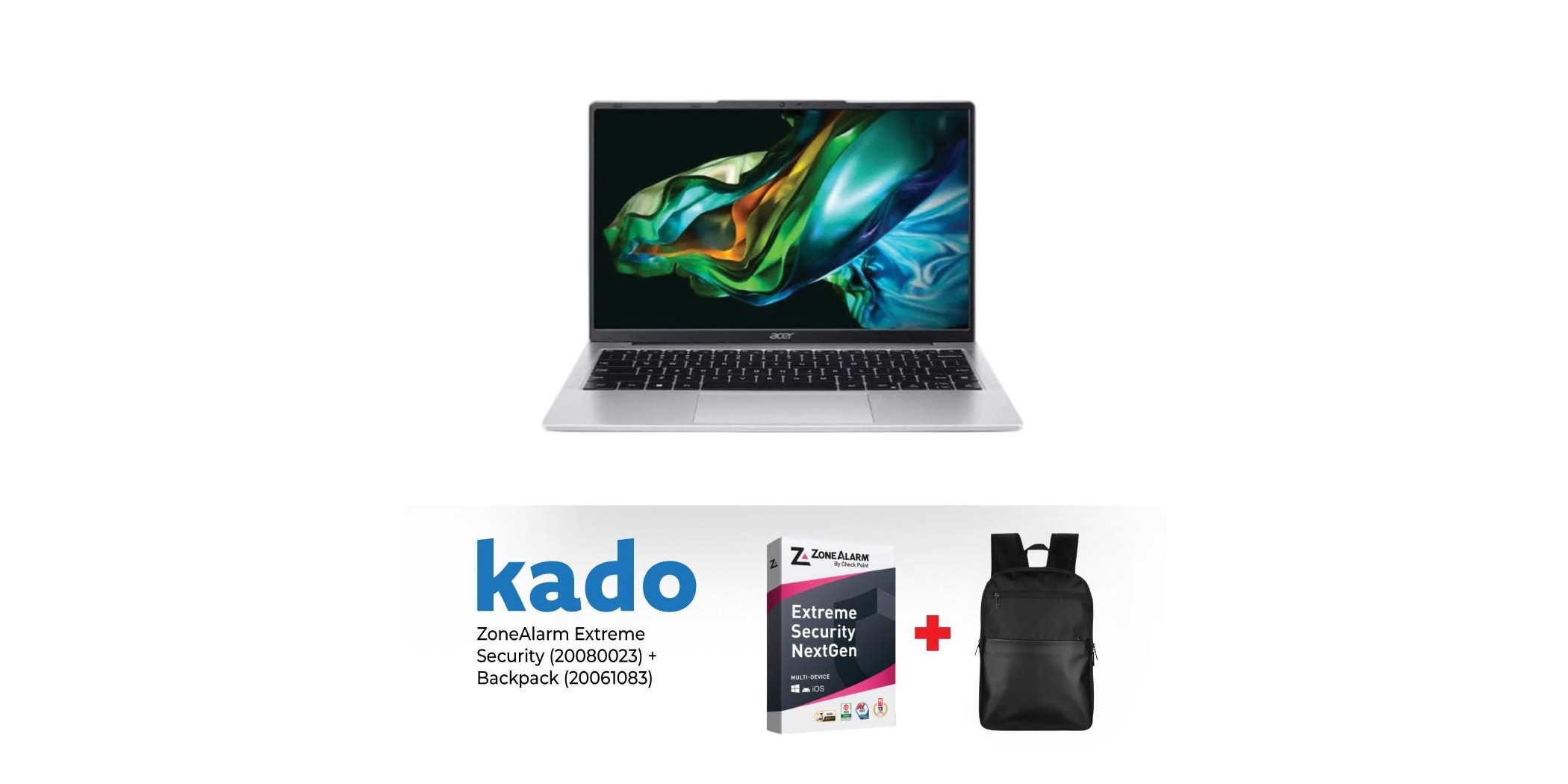 HP 15 Core i3-1315U Natural Silver B1AL2EA & Free Volkano Panama Laptop Backpack + ZoneAlarm Extreme Security