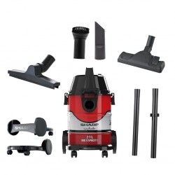 Sharp EC-WD1621 1600W Wet & Dry Barel Vacuum Cleaner 2YW "O"