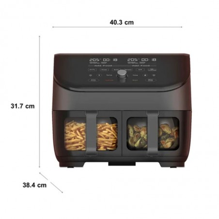 Instant Pot VORTEXDUALCLEARC 8.5L Clear Cook Air Fryer "O"