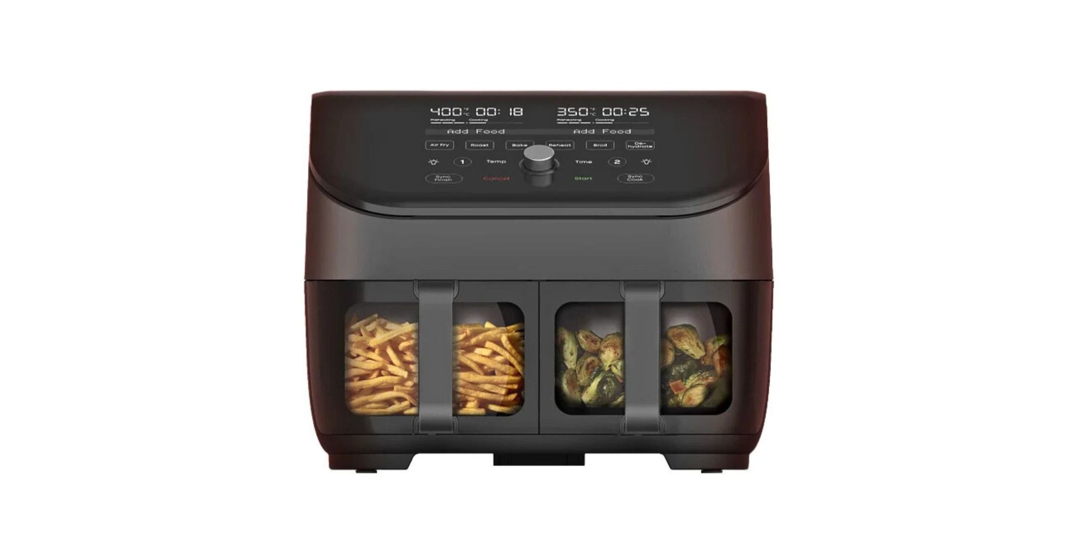 Instant Pot VORTEXDUALCLEARC 8.5L Clear Cook Air Fryer "O"