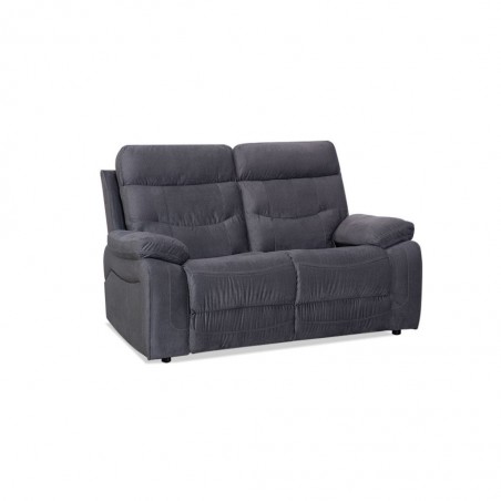 Burlington Recliner 2 Seater in Pewter Fab