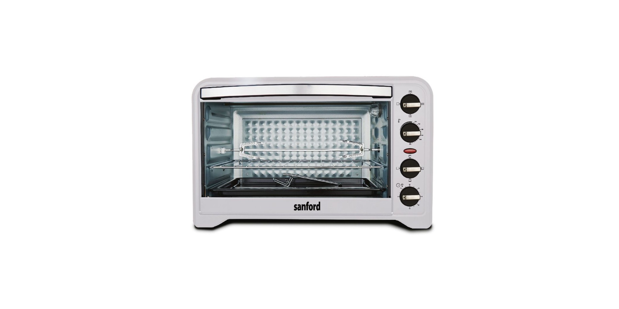 Sanford SF5620EO 48L 2YW Silver Electric Oven With Grill, Rotisserie + Convection Function