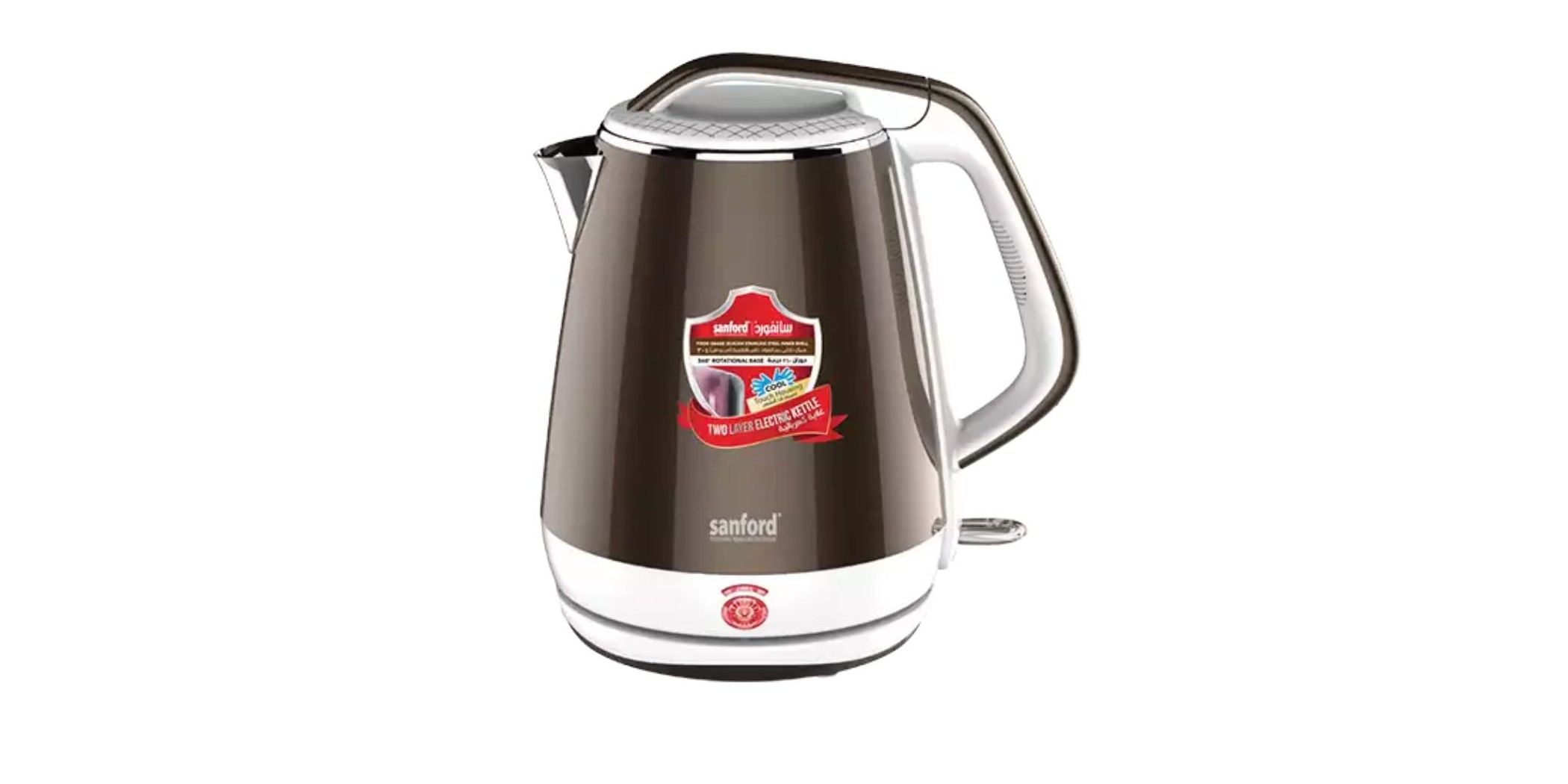 Sanford SF3364EK 1.7L 2YW Cool Touch Kettle Double Shell "O"