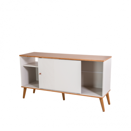 Rubi Low TV Cabinet Nature/Off White