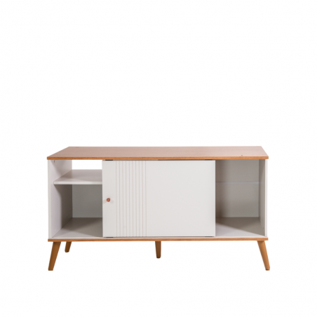 Rubi Low TV Cabinet Nature/Off White