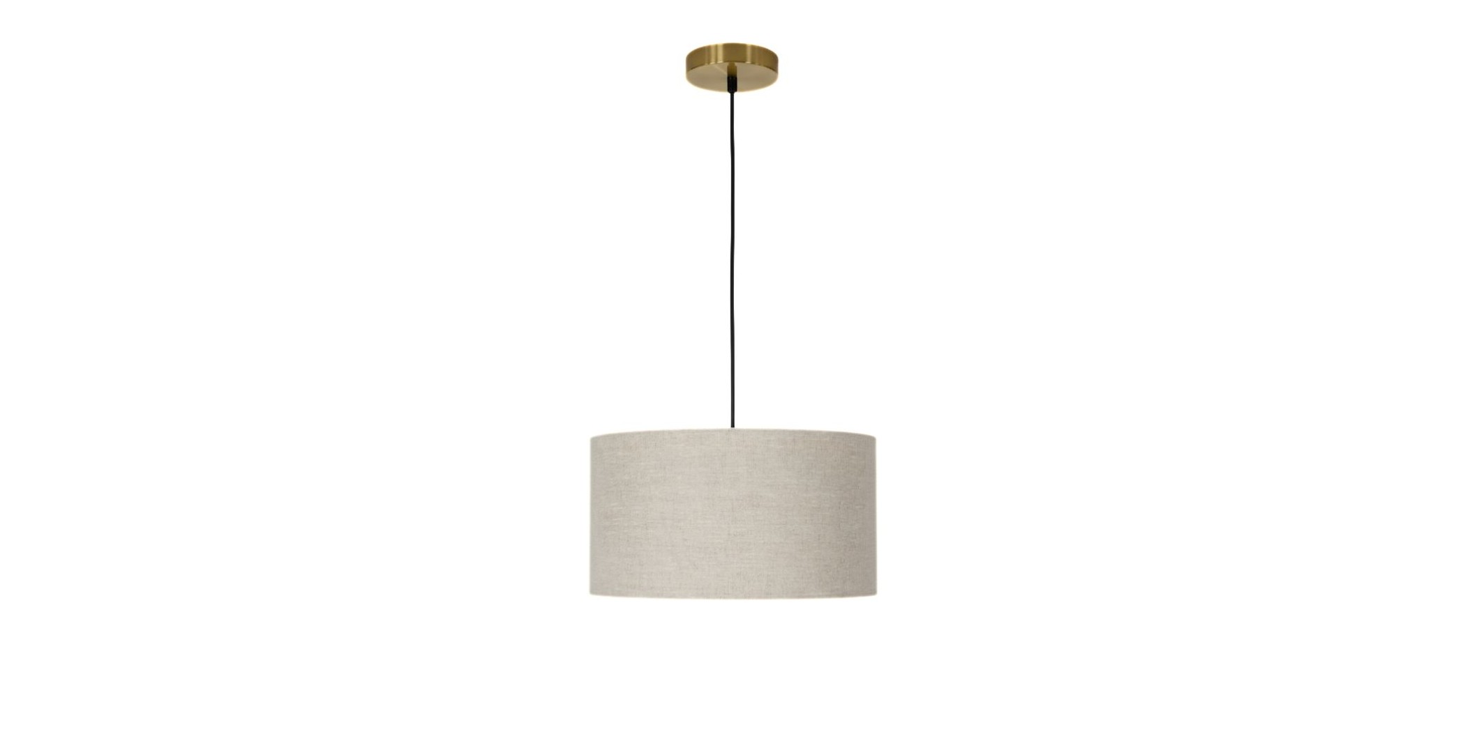 Pendant Lamp Metal & Fabric 35x35x23cm