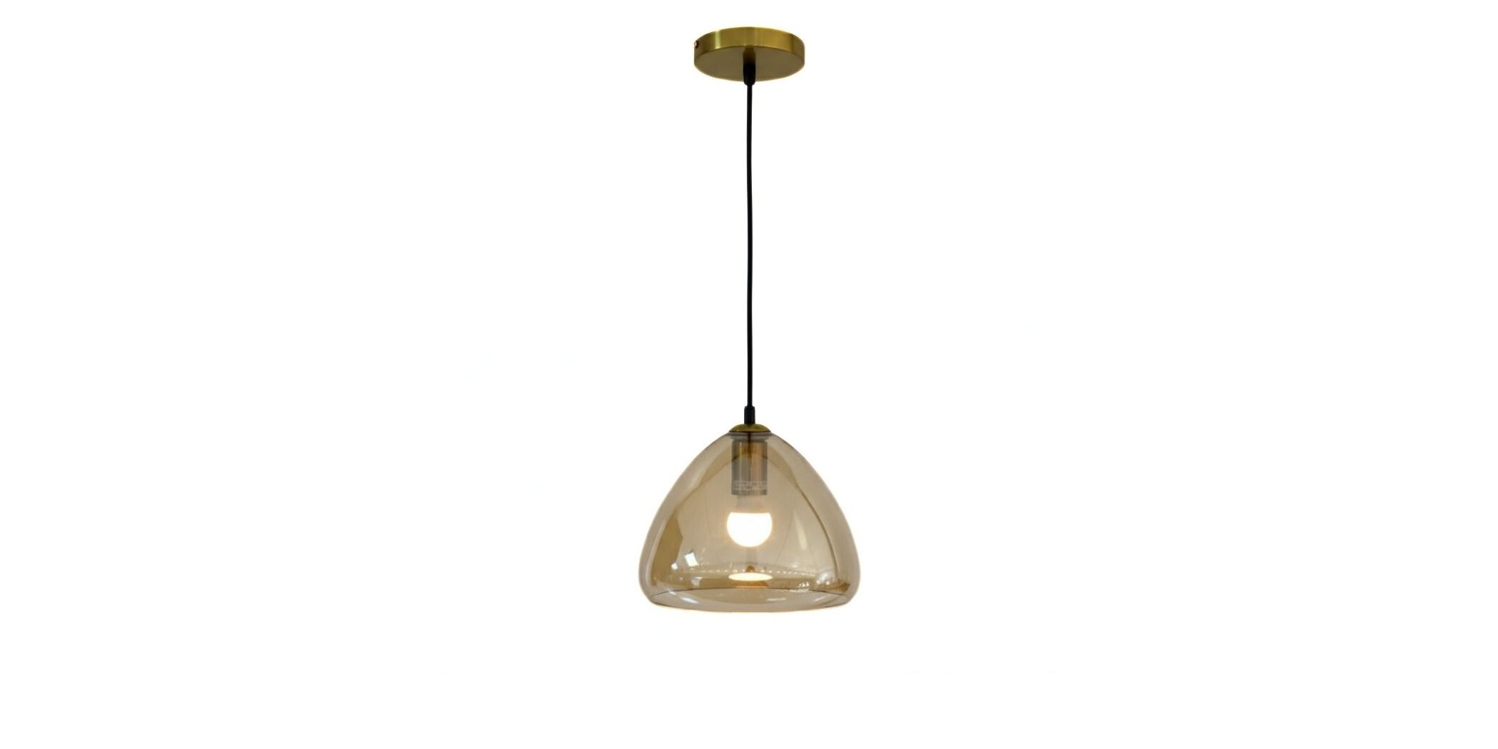 Pendant Lamp Metal & Glass D23x23x20cm	L2347023