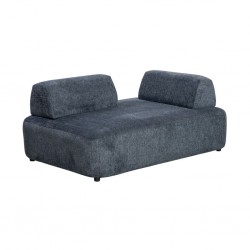 Cara 2 Seater Modular Division in Blue Fabric Cara 2 Seater Modular Division in Blue Fabric