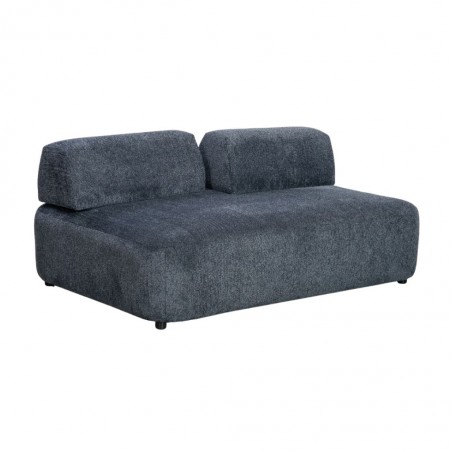 Cara 2 Seater Modular Division in Blue Fabric