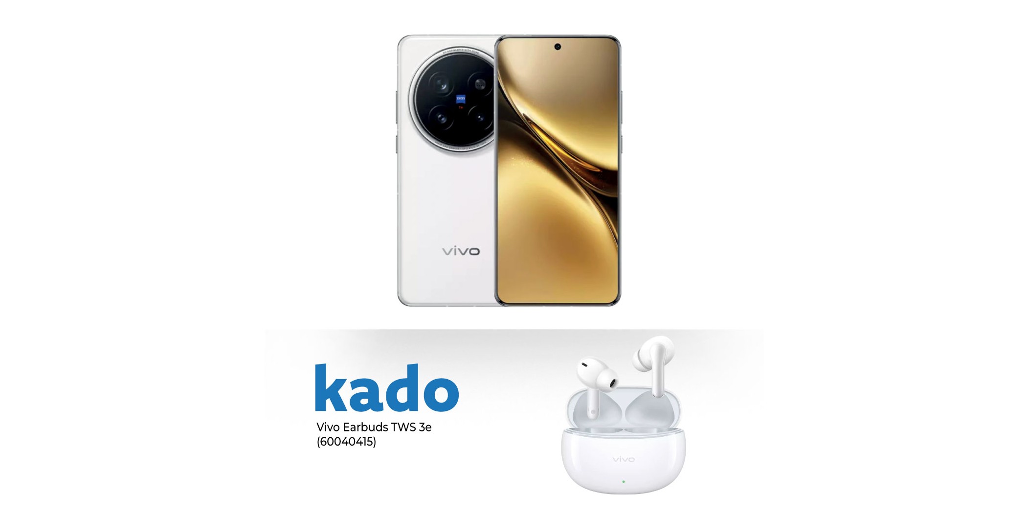 VIVO X200 Pro 5G 16GB+512GB Titanium & Free Vivo earbuds TWS 3e