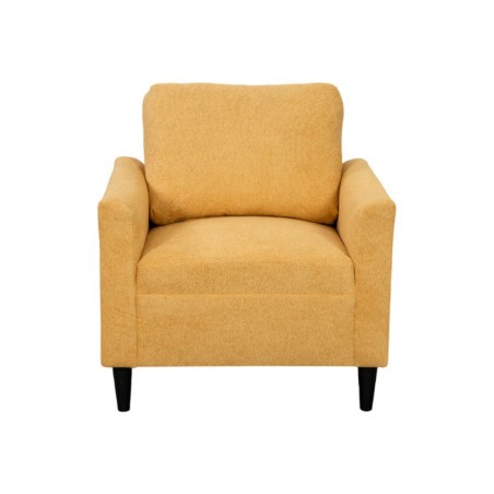 Fascino Sofa 1 Seater in Yellow Fabric