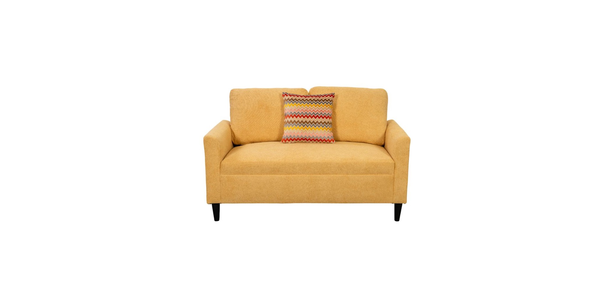 Fascino Sofa 2 Seater in Yellow Fabric