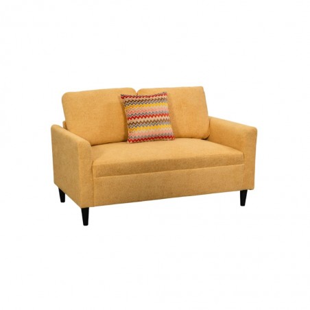 Fascino Sofa 2 Seater in Yellow Fabric