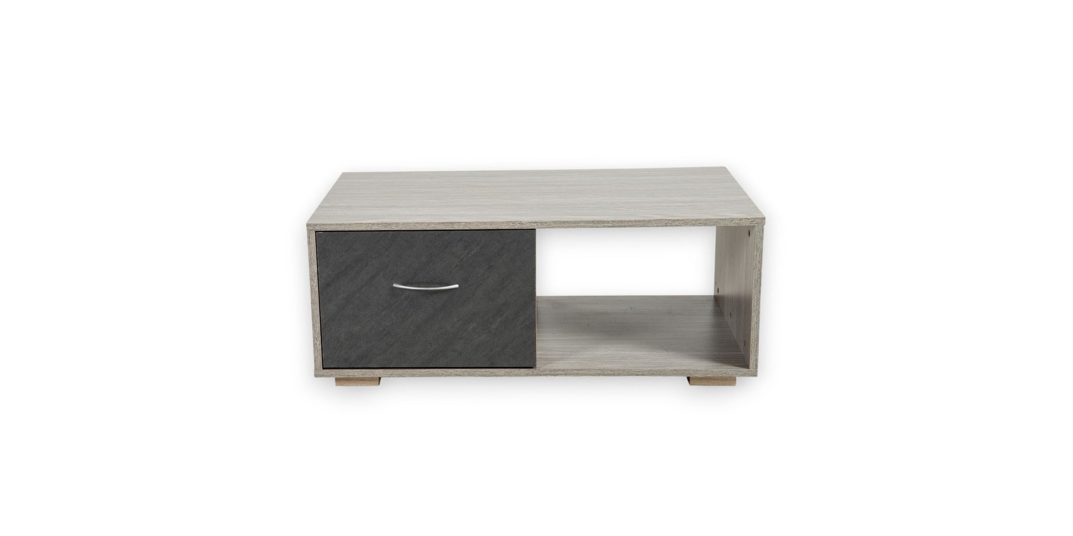 Zephyr Coffee Table Stone Grey And Mistrale Grey In Melamine MDF