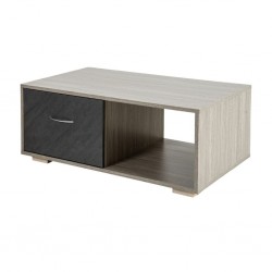 Zephyr Coffee Table Stone Grey And Mistrale Grey In Melamine MDF