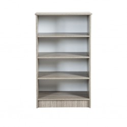 Zephyr Bookshelf In Melamine MDF Mistrale Grey