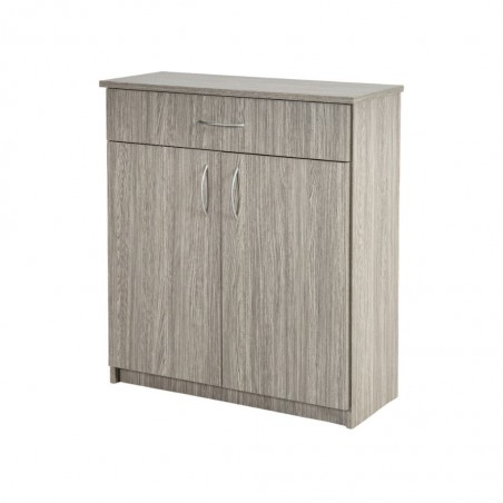 Zephyr Shoe Rack In Melamine MDF Mistrale Grey