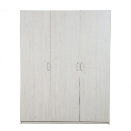 Elsa Wardrobe 3 Doors With Hanger MDF Ash Grey