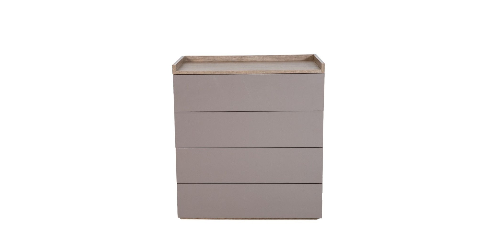 Garnelia Chest of Drawers Relic Oak & Smoky With LED Light In MDF/Particle Board