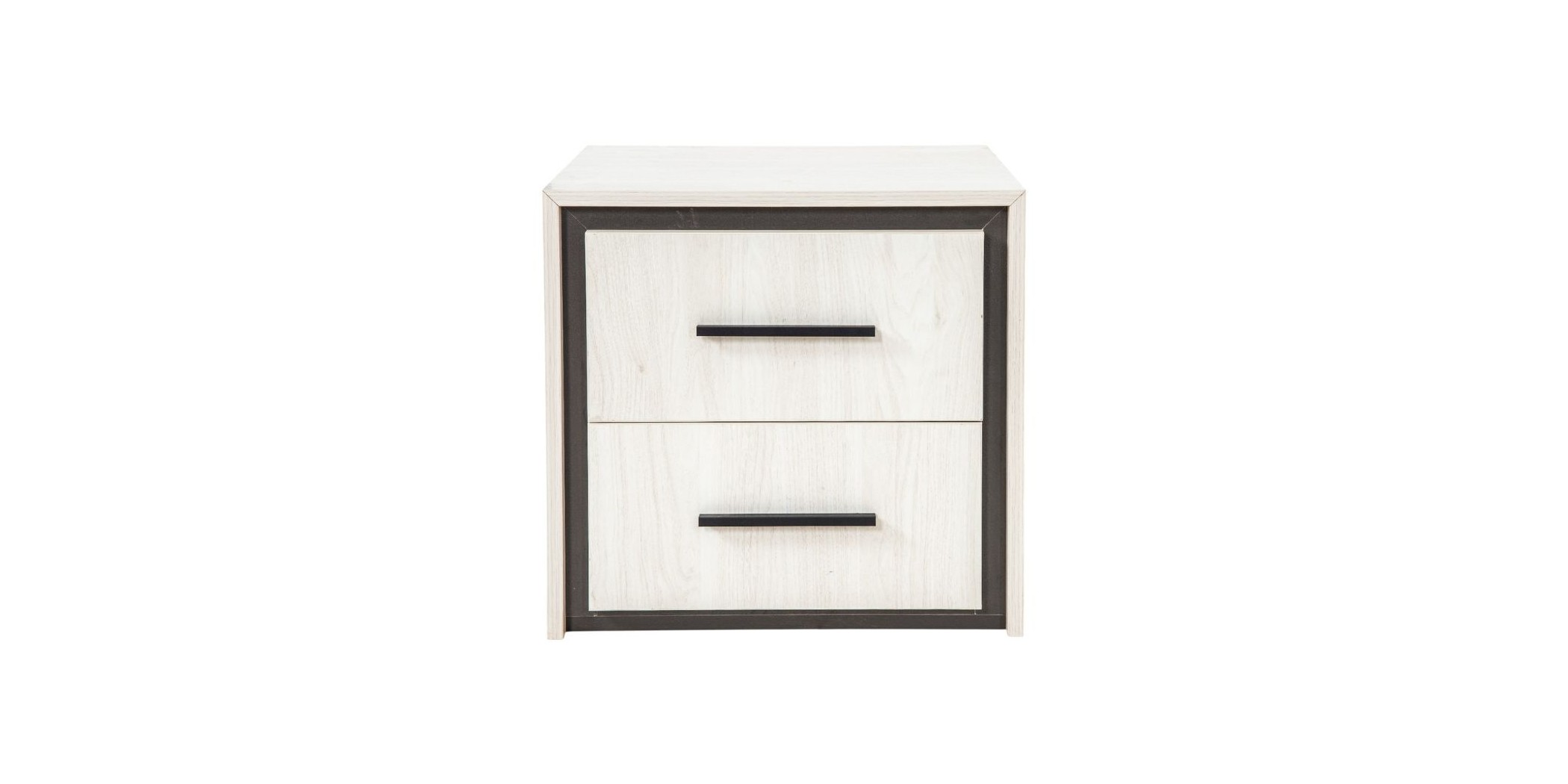 Ezra Night Table Larix Black Particle Board