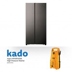 Hisense RS677N4FSF Refrigerator & Free Ingco HPWR14008 130Bars High Pressure Cleaner 18MW
