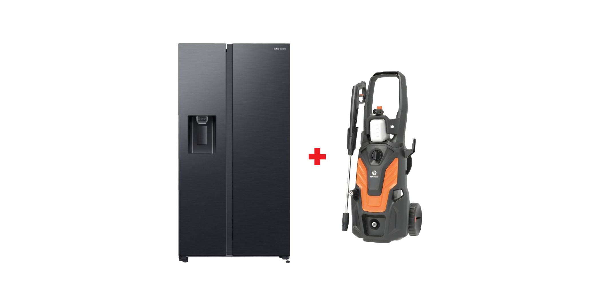 Samsung RS65DG5403B1 Refrigerator + Mammouth MHP-650G-150B High Pressure Washer