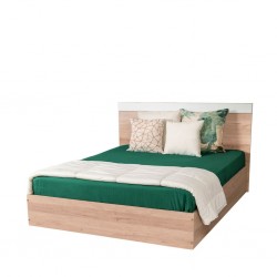 Ruby Bed 160x200 cm MDF Red Oak