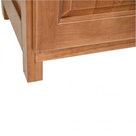 Deluxe Wardrobe 4 Doors Rubberwood