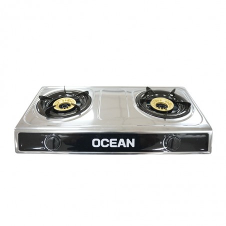 Ocean OCTGSL2FPROX 2 Burners Inox Table Top Gas Stove 2YW