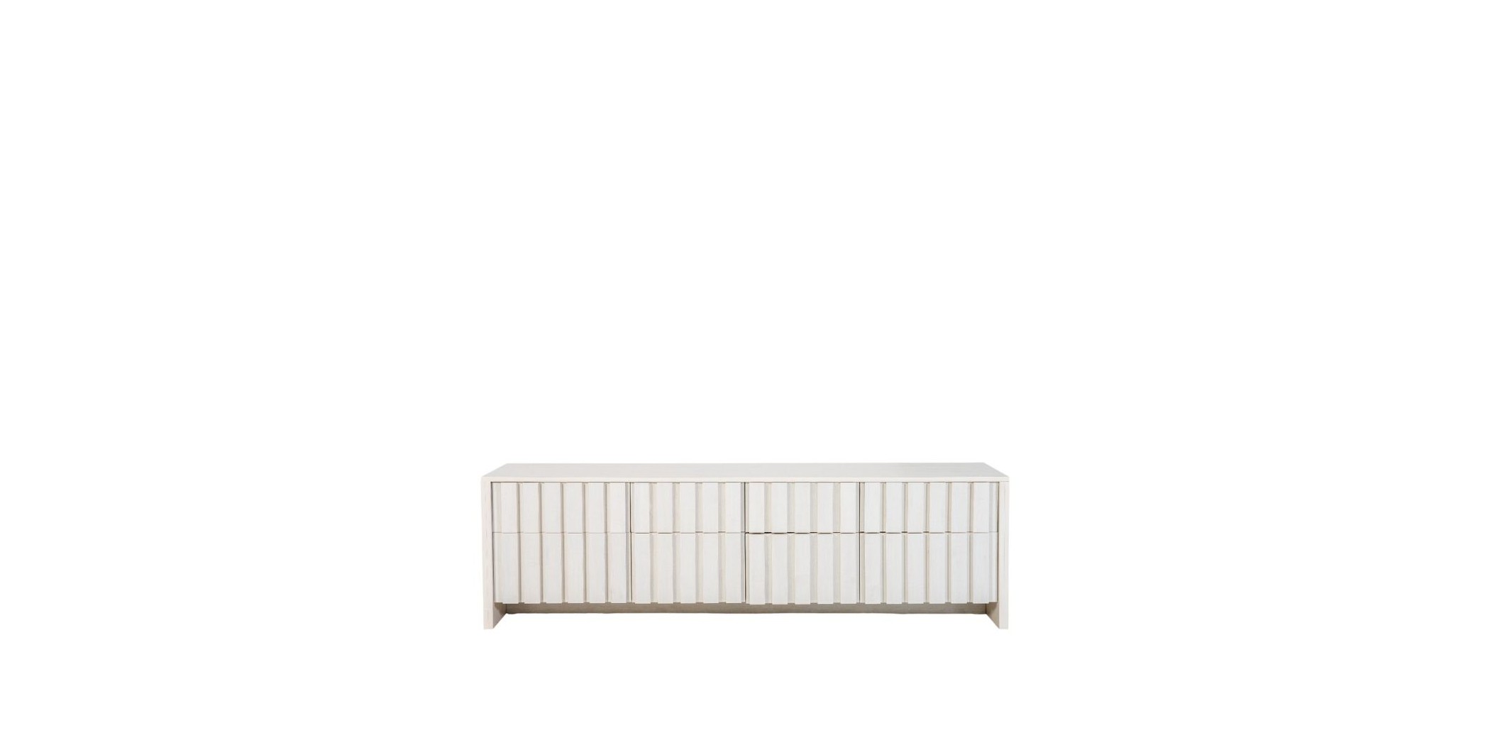 Flavi Low TV Cabinet Ash Grey