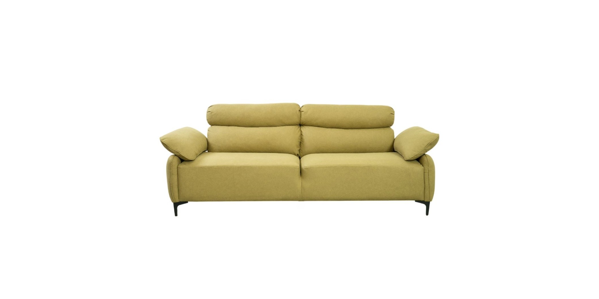 Comfy 3 Seater in Green Fabric