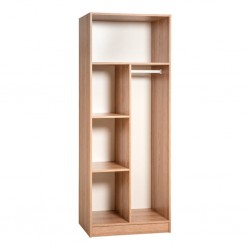 Built In Closet Red Oak With Separation Shelves & Hanger 800