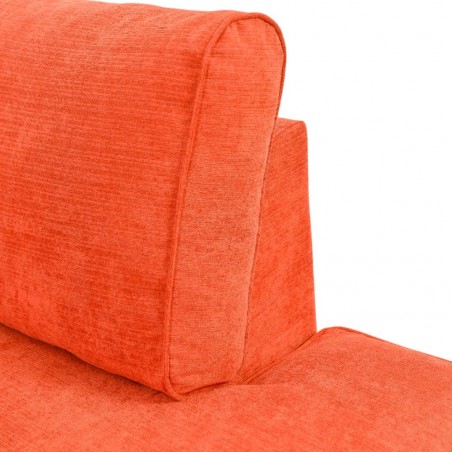 Delta Sofa Corner in Paprika Fabric