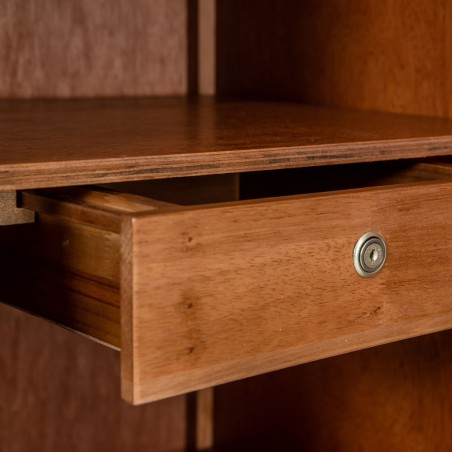 Deluxe Wardrobe 4 Doors Rubberwood