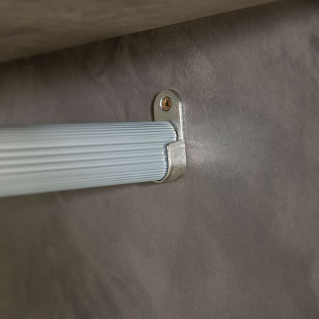 Dreamscape Wardrobe 5 Doors With 2 Drawers Dark Ash Glossy & Light Ash