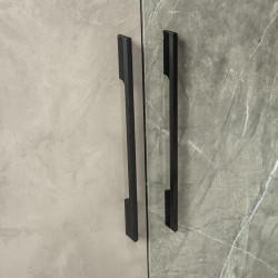 Dreamscape Wardrobe 5 Doors With 2 Drawers Dark Ash Glossy & Light Ash