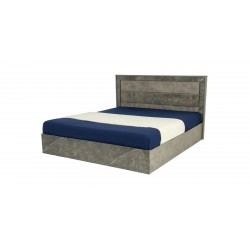 Dreamscape Bed 180x200 cm Dark Ash Glossy & Light Ash