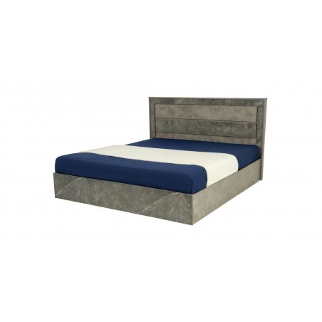 Dreamscape Bed 180x200 cm Dark Ash Glossy & Light Ash